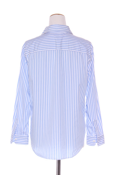 ZARA - Blue pinstripe cotton shirt! 14