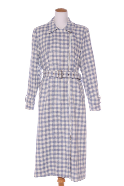AMAYA  Giselle" metallic check print coat! 10