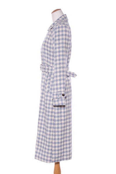 AMAYA  Giselle" metallic check print coat! 10