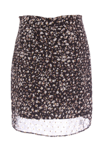 AMAYA (BN) "Piper" gold  leopard mini skirt! 10