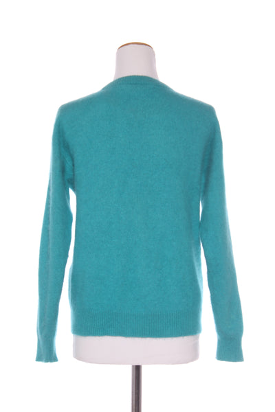 KATIES - Angora blend embellished floral knit cardi! 12