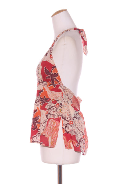 COOPER ST (AU) Printed cotton halter neck top! 12