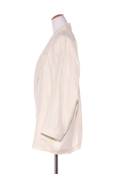 No label - Pearly cream blazer! 18