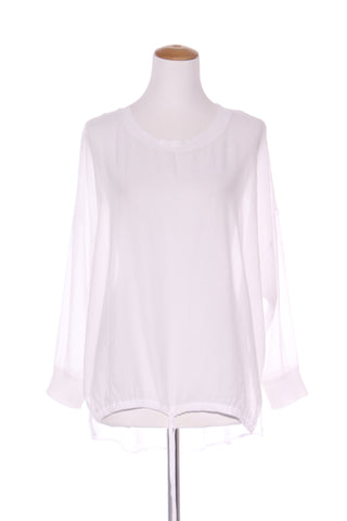 MINERAL - Textured self patterned white top! 14