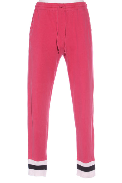 LEO+BE - Stripe knit hem pink track pant! 12