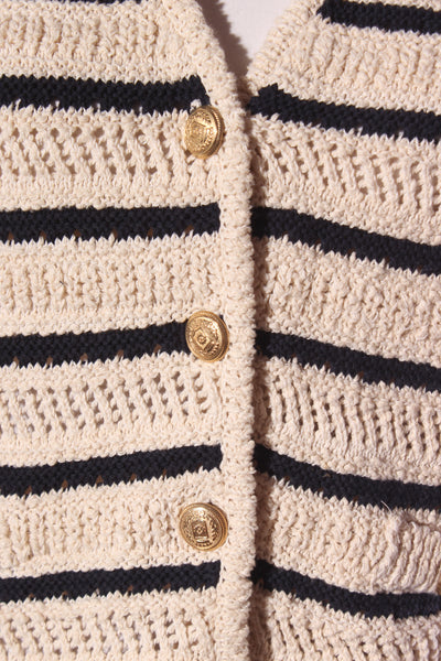 ZARA - Crochet knit stripe vest! 12