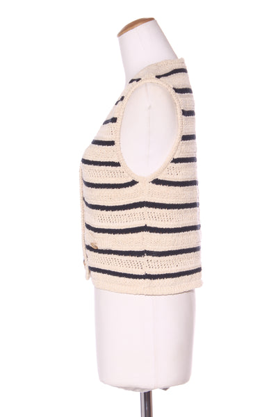 ZARA - Crochet knit stripe vest! 12
