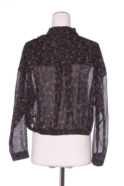 MAX - Organic cotton face print crop blouse! 12