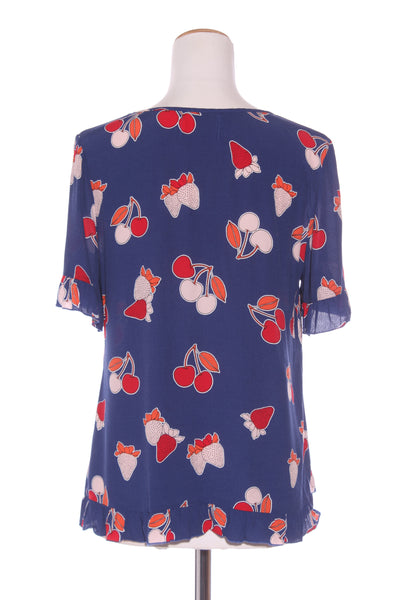 ANDREA MOORE - Fruity print ruffle top! 12