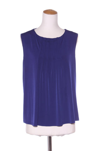 JACQUI.E - Cobalt pleat front sleeveless top! 14