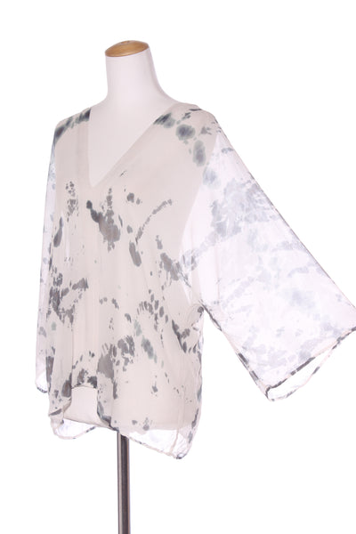GYPSY (USA) Silk chiffon tie dye kimono top! 12-14
