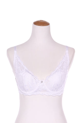OROTON (LN) White lace bra! 14C