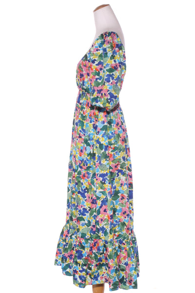 MAX - Watercolour organic cotton dress! 8-10