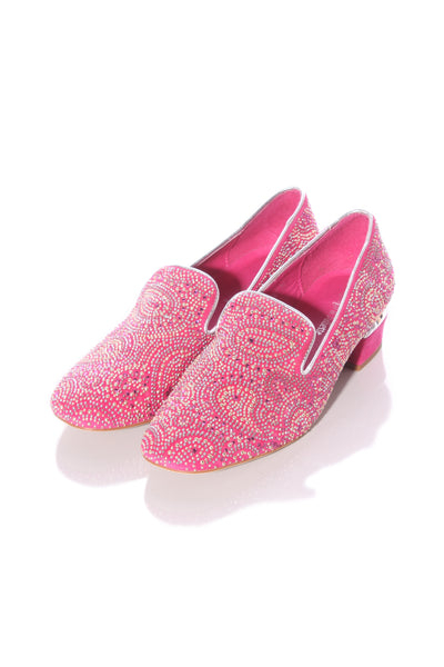 DJANGO & JULIETTE (BN) Embellished leather loafers! 39