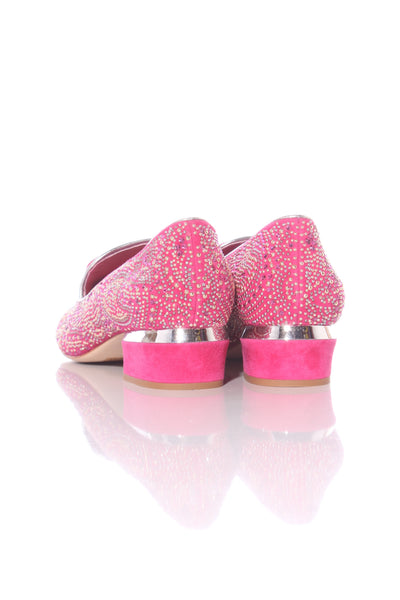 DJANGO & JULIETTE (BN) Embellished leather loafers! 39