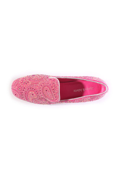 DJANGO & JULIETTE (BN) Embellished leather loafers! 39