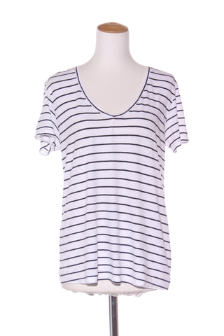 ASSEMBLY LABEL - Cotton/linen stripe tee! 8-12