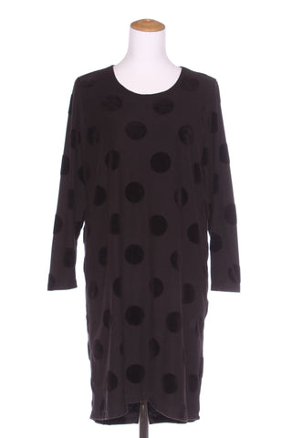 FOIL - Velvet flocked spot dress! 10