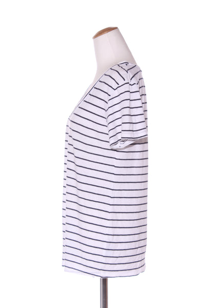ASSEMBLY LABEL - Cotton/linen stripe tee! 8-12