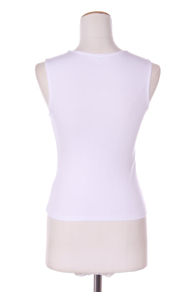 ASSEMBLY LABEL (LN) Organic cotton rib knit tank - White! 6-8