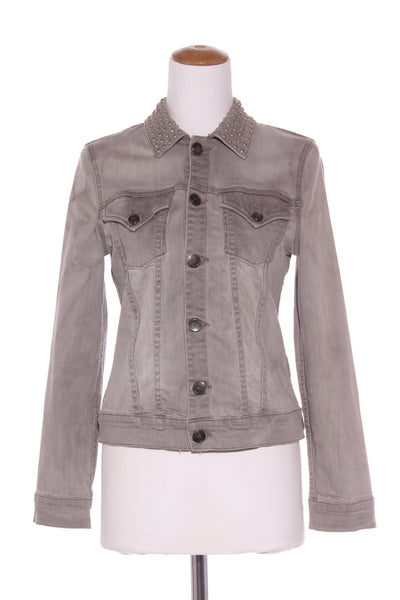 NEW LONDON - Studded collar denim jacket! 8-10