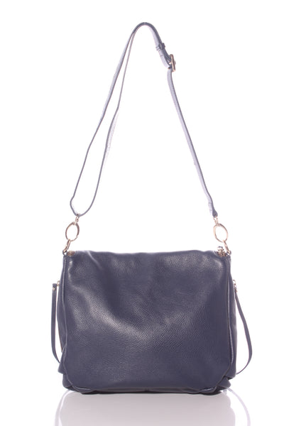 SABEN - Navy leather Frankie bag!