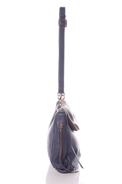 SABEN - Navy leather Frankie bag!