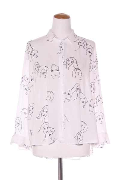 ZARA - Handrawn face print shirt! 14