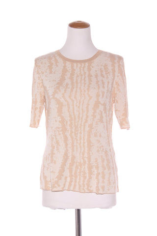 DAVID LAWRENCE - Caramel animal print knit tee! 14