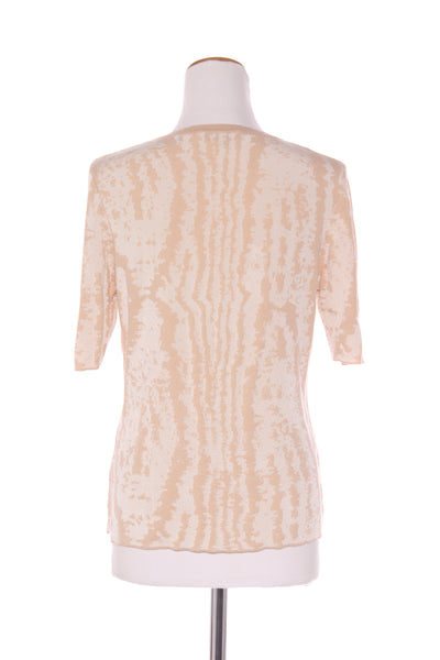 DAVID LAWRENCE - Caramel animal print knit tee! 14
