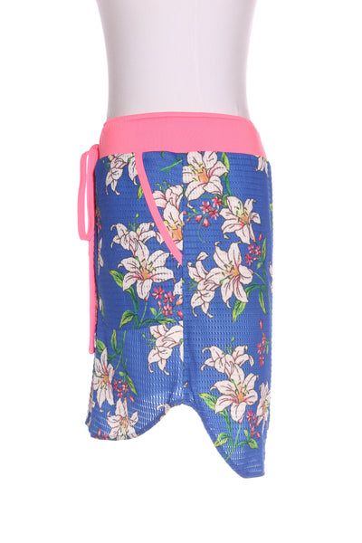 CHARLO - Lily print blue mini skirt! 8