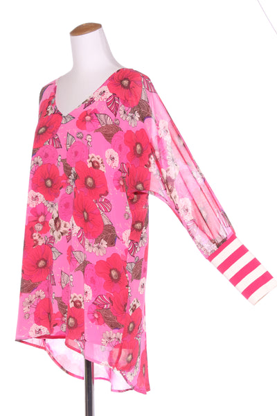 AUGUSTINE - Pink floral Hannah top! 12