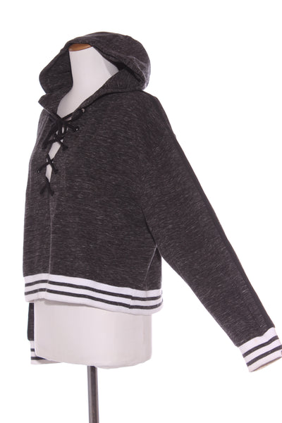 DECJUBA - Stripe trim crop hoodie! 14-16