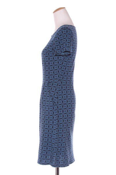 BODEN - Blue + navy jersey knit dress! 6-8