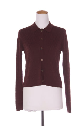 STATE OF PLAY - Patterned knit shirt - Dark Choc! 12