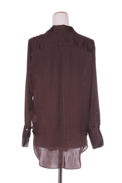 WITCHERY - Silky brown blouse! 12