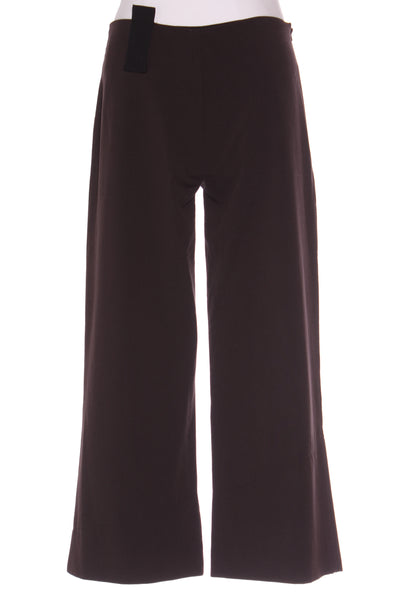 MILD RED (NZ) Brown wool blend wide leg pant! 10