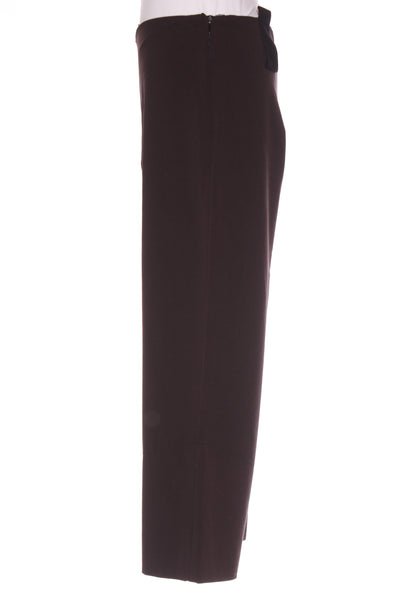 MILD RED (NZ) Brown wool blend wide leg pant! 10