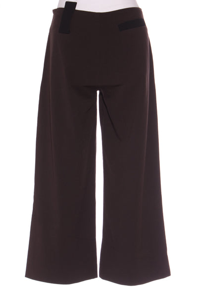MILD RED (NZ) Brown wool blend wide leg pant! 10