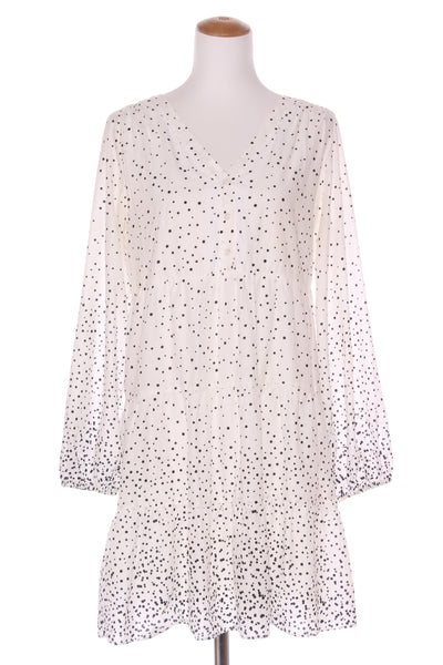 DKNY - Polka dot ombre tiered dress! 12