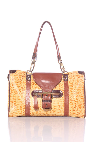 SPENCER & RUTHERFORD - Large ostrich leather bag!