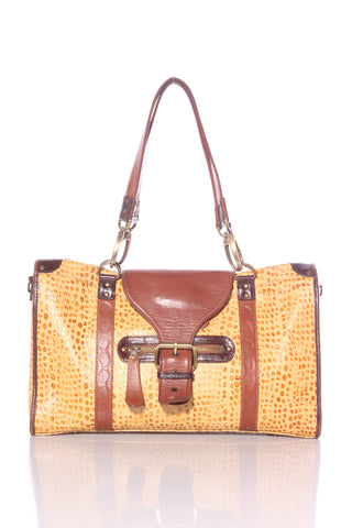 SPENCER & RUTHERFORD - Large ostrich leather bag!