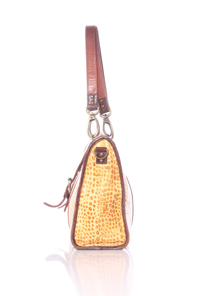 SPENCER & RUTHERFORD - Large ostrich leather bag!