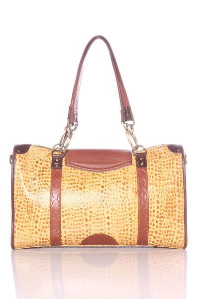 SPENCER & RUTHERFORD - Large ostrich leather bag!