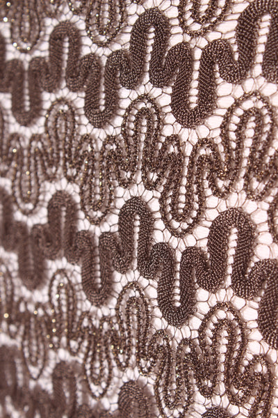 CACHET (NZ) Metallic gold thread lace cardi! 14