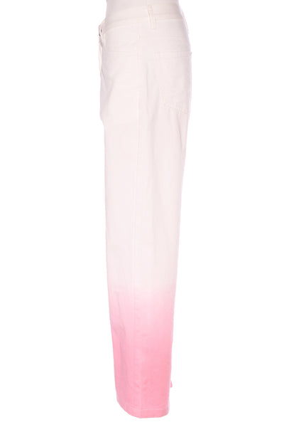 WHITE FOX - Pink & white ombre wide leg jean! 10