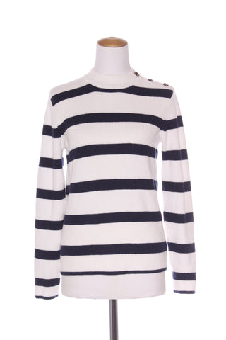 SPIRIT - Navy/white stripe knit jumper! 10-12