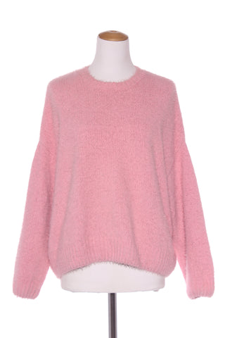 DECJUBA - Pink fluffy knit jumper! 14