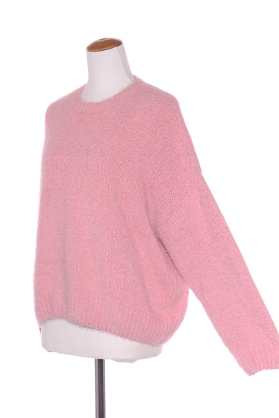 DECJUBA - Pink fluffy knit jumper! 14