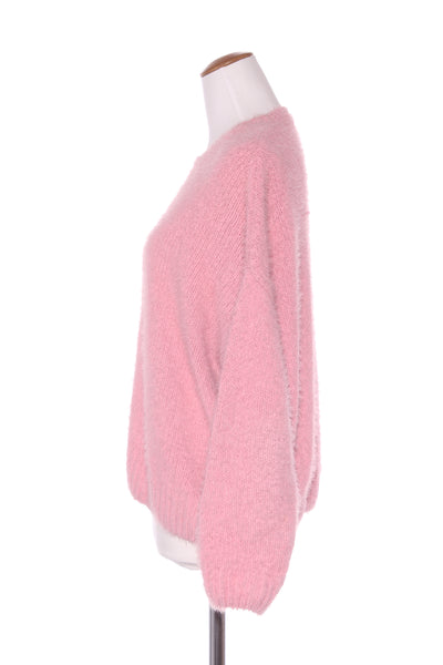 DECJUBA - Pink fluffy knit jumper! 14